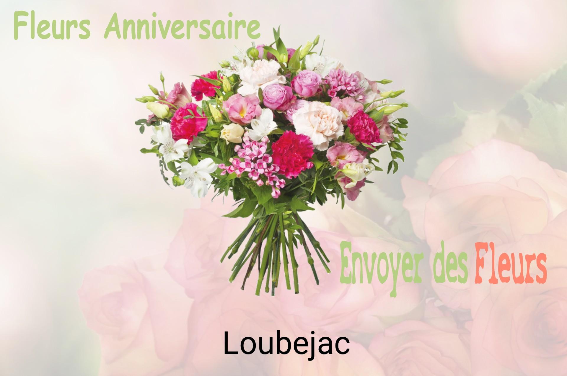 Bouquet de fleurs d’anniversaire livré à Loubejac