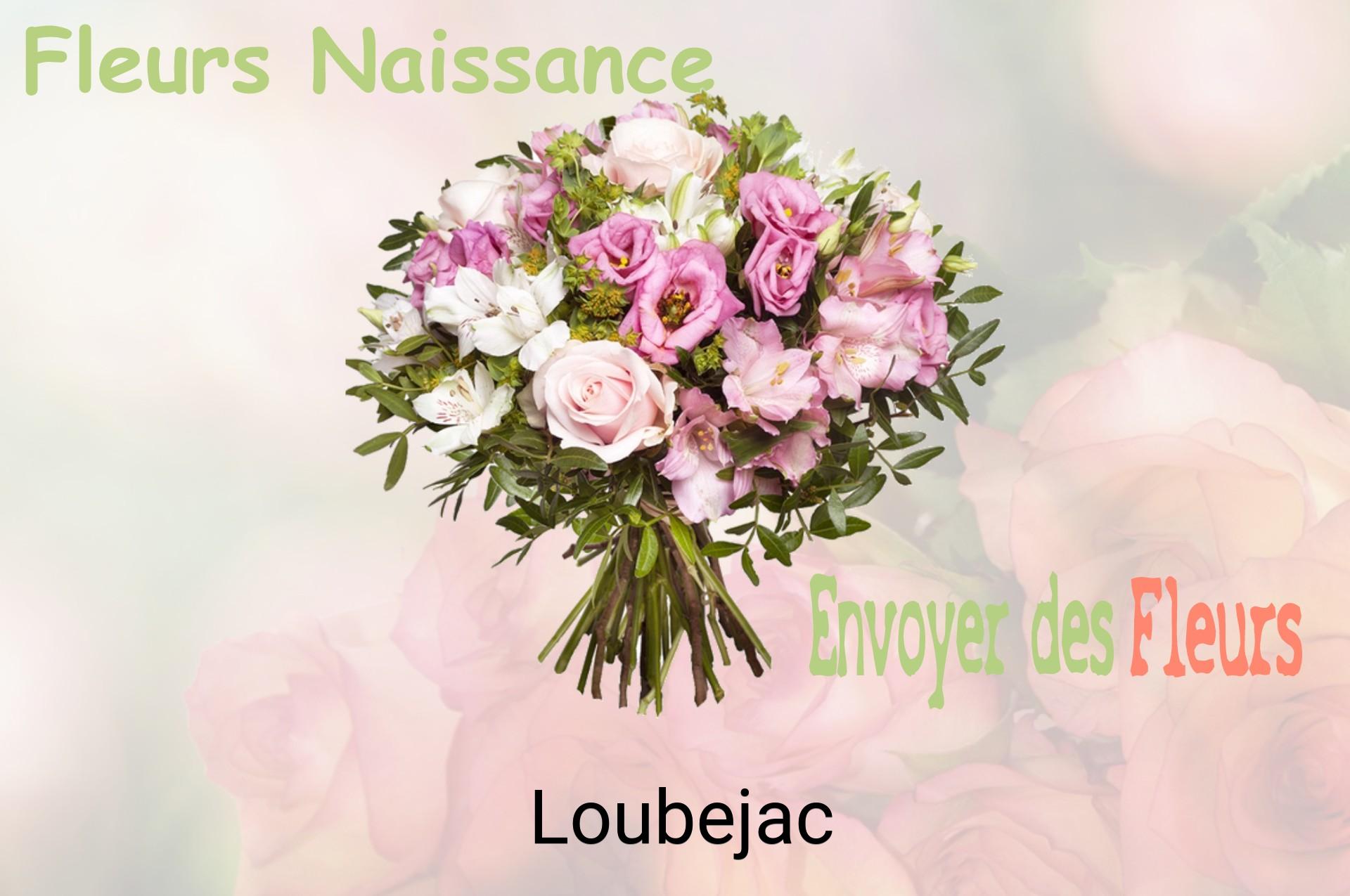 Bouquet de fleurs de naissance livré à Loubejac
